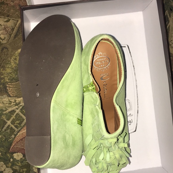 Suede green wedged Jeffrey Campbell - Picture 8 of 8
